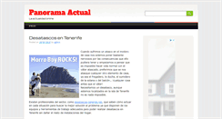 Desktop Screenshot of panorama-actual.es